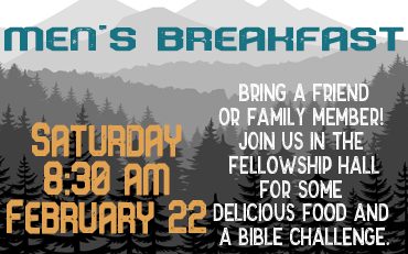 Mens Breakfast FEB